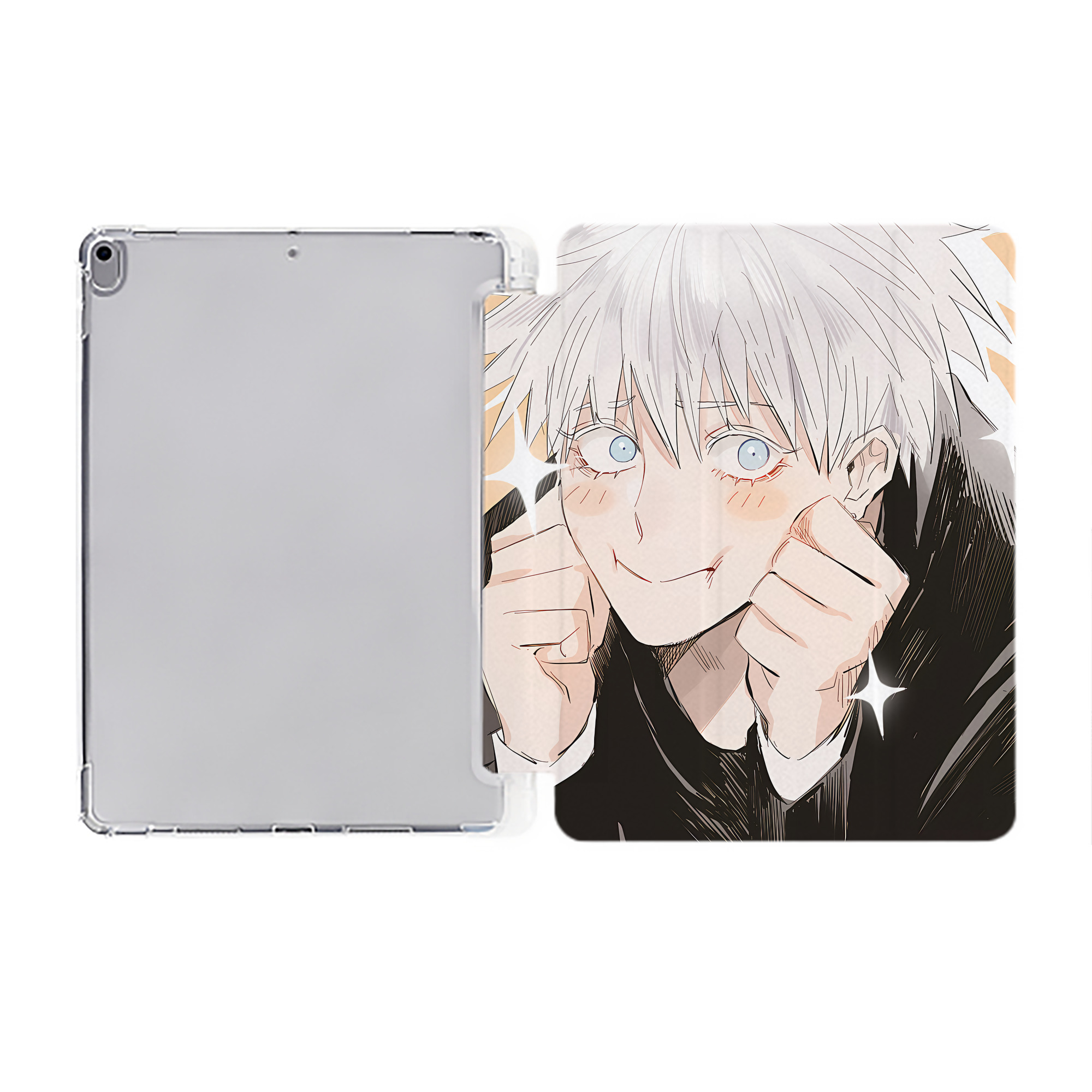 （画像用） SPY×FAMILY间谍家家酒 IPad ケース ペン収納付き 三つ折りスタンド PUレザー×シリコン 対応機種9.5/10.5/10.9インチ